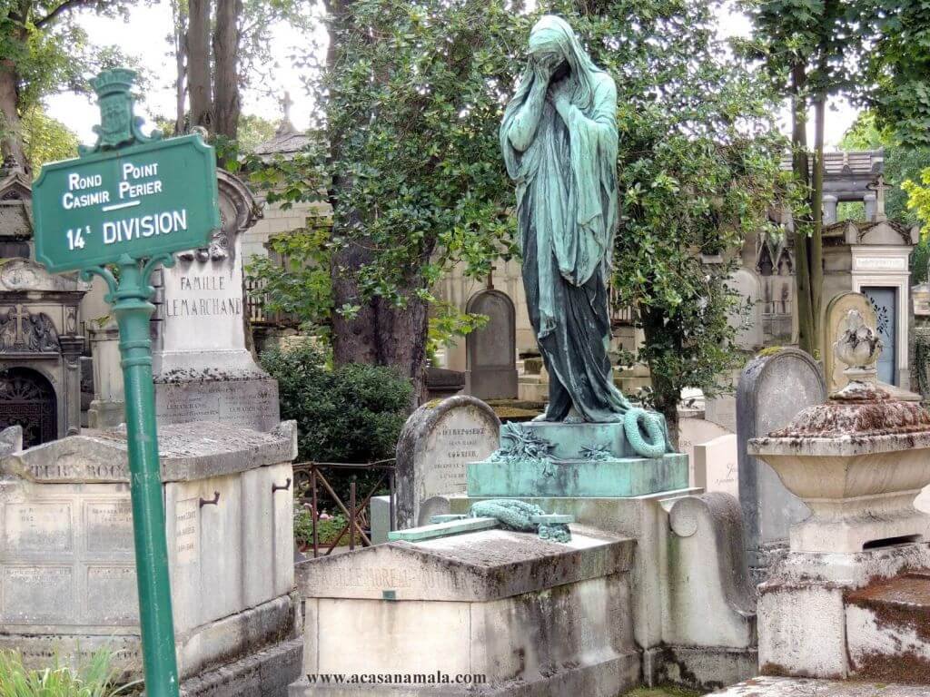 Para Toda a Eternidade, cemitério Père Lachaise em Paris, França)