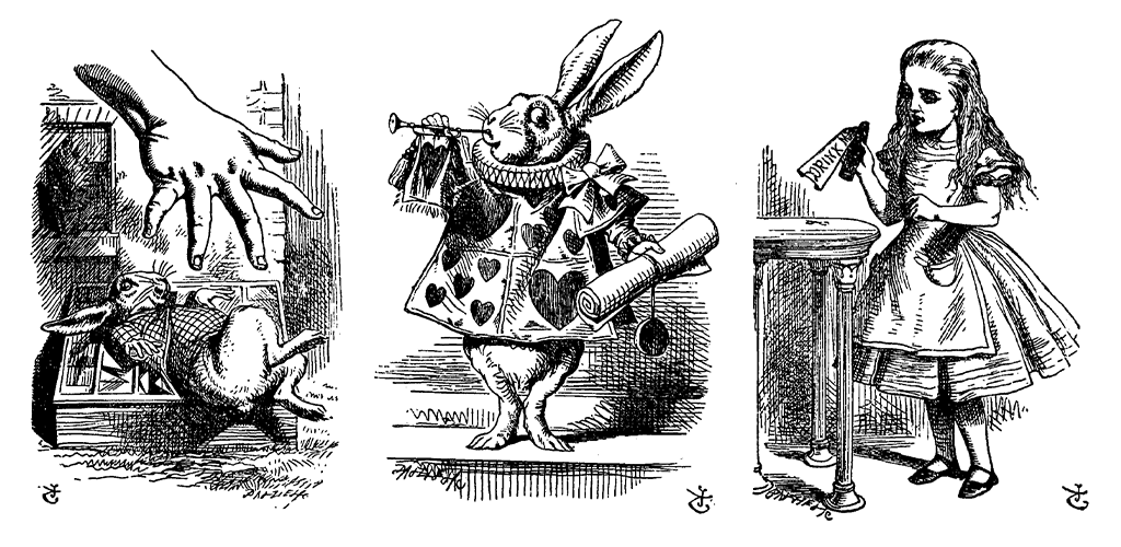 Ilustrações de Tenniel