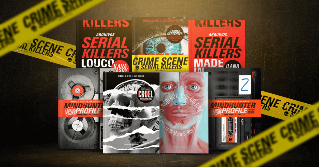 livros crime scene