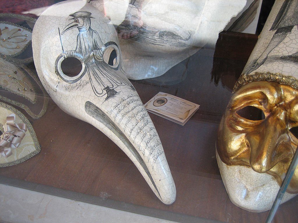 mascara da peste carnaval