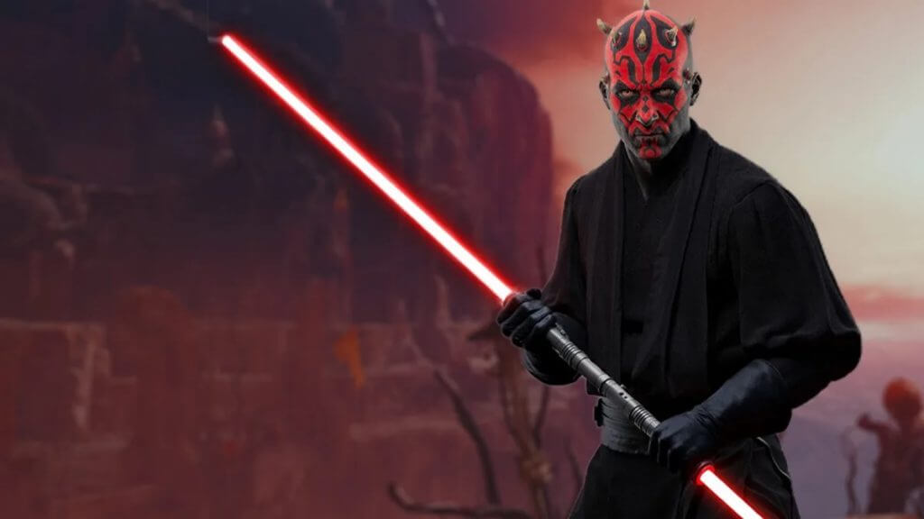 sabre vermelho darth maul star wars