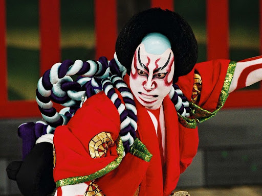 kumadori teatro kabuki