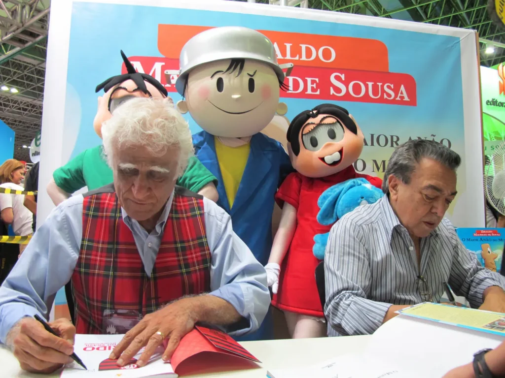 Ziraldo e Mauricio de Sousa