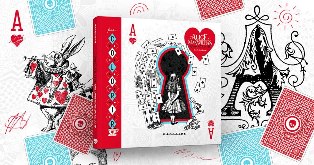 alice para ler e colorir