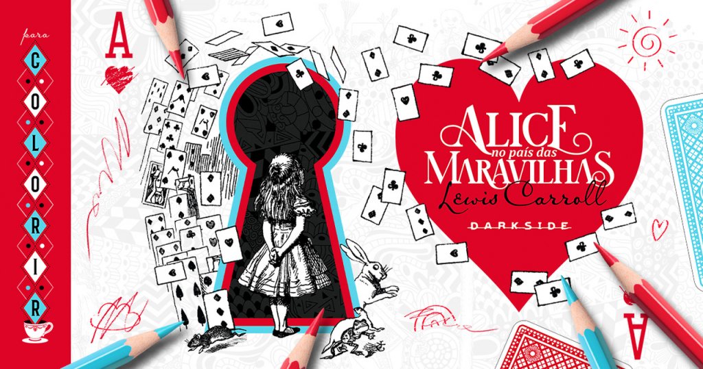 alice para ler e colorir