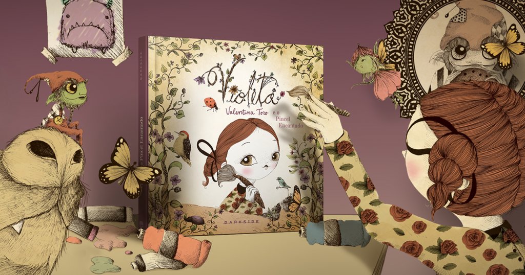 violeta e o pincel encantado